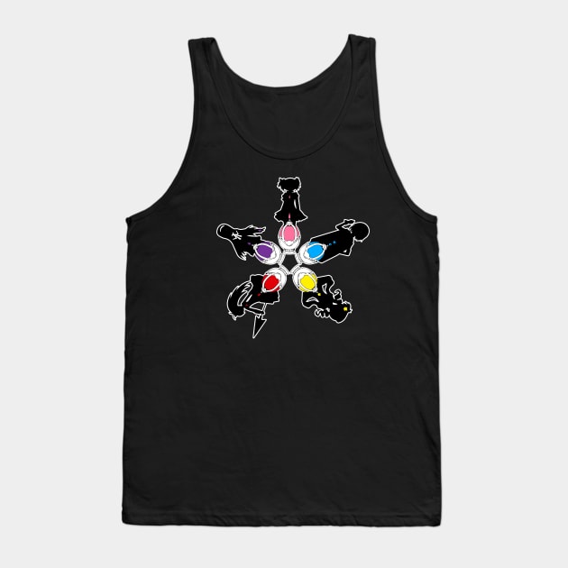 Holy Quintet Tank Top by nillusart